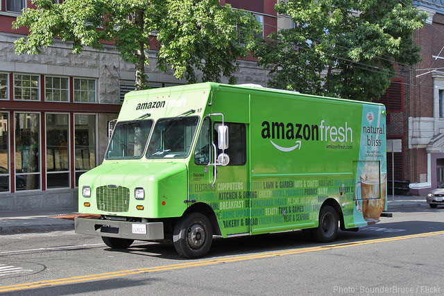 Amazon AMZN truck