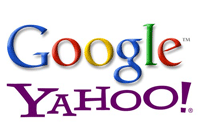 Google- Yahoo Logos